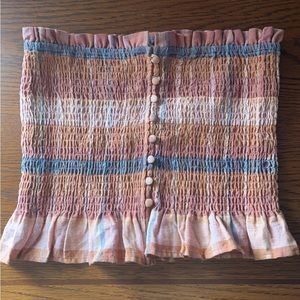 American Eagle size medium tube top that is perfect for spring!